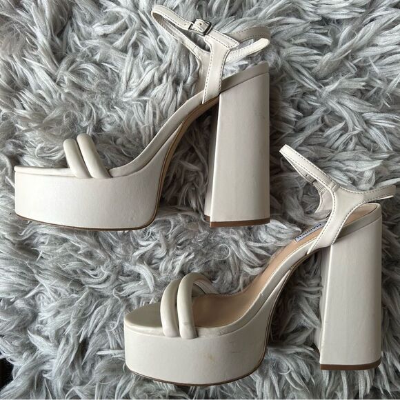 Steve Madden Tille chunky platform high heel sandals women’s shoe size 9 - Picture 7 of 13